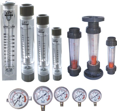 流量计、压力表Flowmeter, pressure gauge