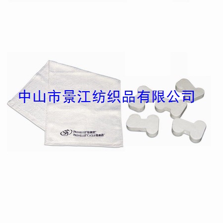 中山景江可依壓縮禮品毛巾酒店毛巾壓縮廣告衫宣傳促銷(xiāo)品毛巾