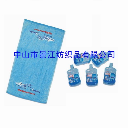 色織壓縮禮品毛巾SPA休閑養生會所gd毛巾壓縮T恤廣告宣傳贈品
