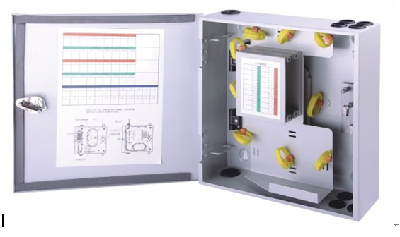 光纖配線箱-12芯冷板分纖箱生產商（深圳宏聯通信設備）