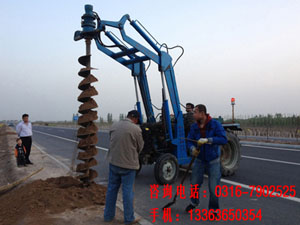      60度旋轉(zhuǎn)裝載機式轉(zhuǎn)坑機  桿樁轉(zhuǎn)坑機