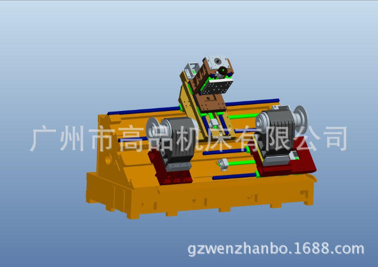 雙主軸單刀塔單Y軸車床光機GP-630SY