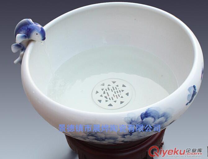 手繪陶瓷魚缸