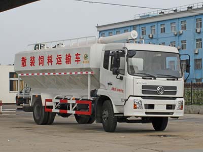     东风天锦型散装饲料运输车 