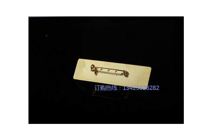 工行不銹鋼胸牌、不銹鋼腐蝕胸牌多少個起做原始圖片2