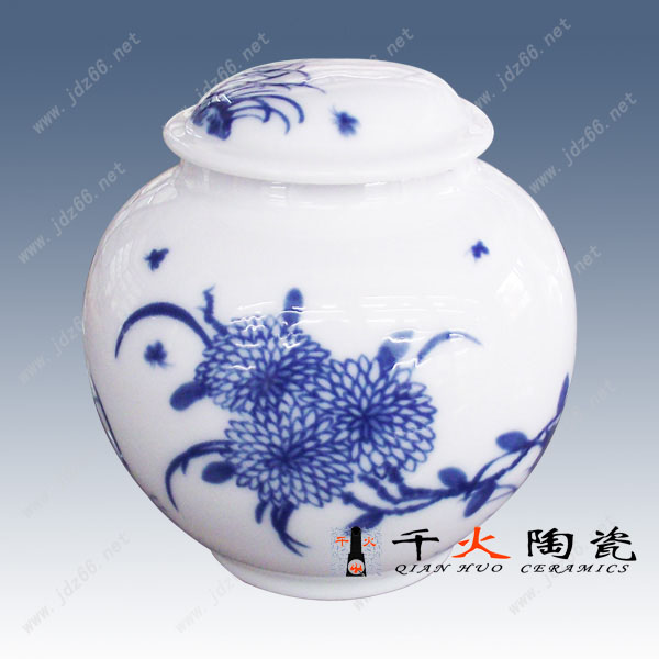 定做景德鎮陶瓷罐子 陶瓷蜂蜜罐原始圖片3