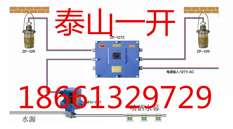 綜采液壓支架自動噴霧降塵裝置