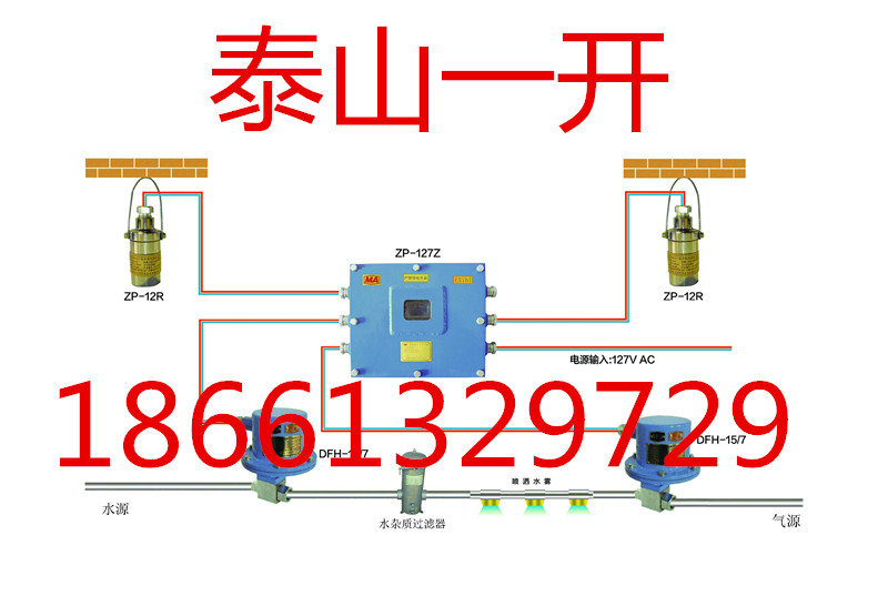 礦用熱釋光控自動灑水降塵裝置