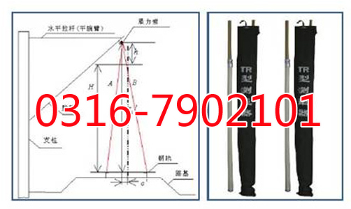 铁路线路专用绝缘测杆