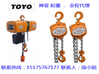 東洋環鏈電動葫蘆_神亞一級代理商