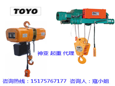 日本純進(jìn)口東洋牌環(huán)鏈電動(dòng)葫蘆