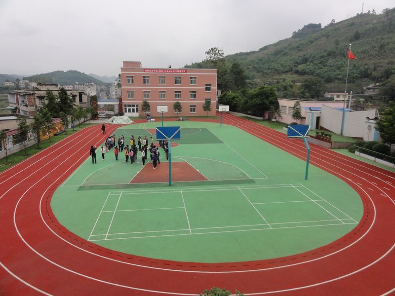 供應塑膠籃球場，人造草坪，幼兒園彈性地面原始圖片2
