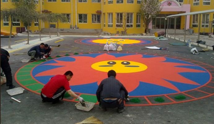 新鄉(xiāng)耐磨幼兒園防滑地面原始圖片2