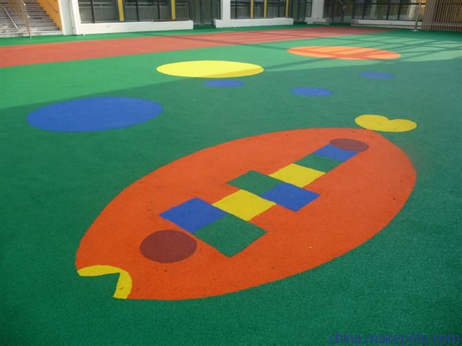 供應安陽幼兒園彈性地面原始圖片3