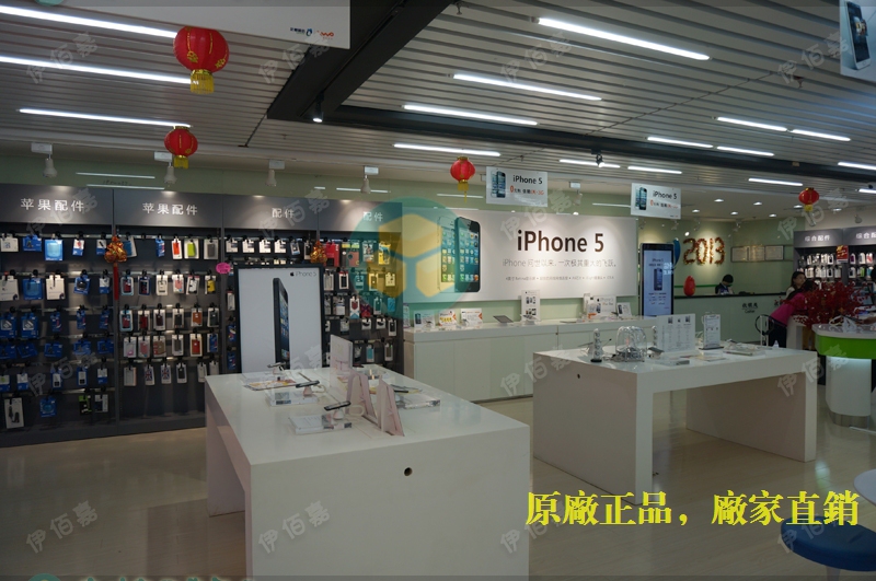 {zx1}專區蘋果手機體驗展示桌，開放式蘋果手機體驗柜臺實物擺放圖原始圖片2