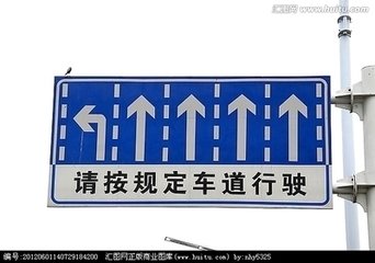 供应道路标牌