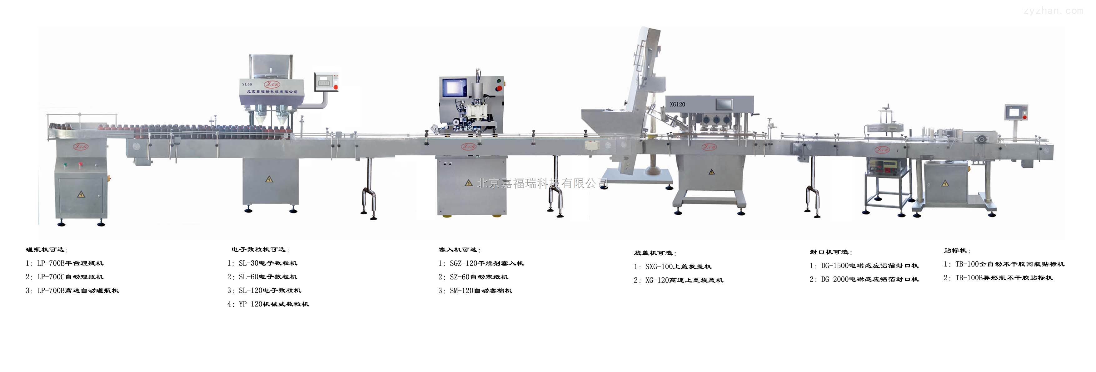 供应SL-60/120电子装瓶数粒生产线