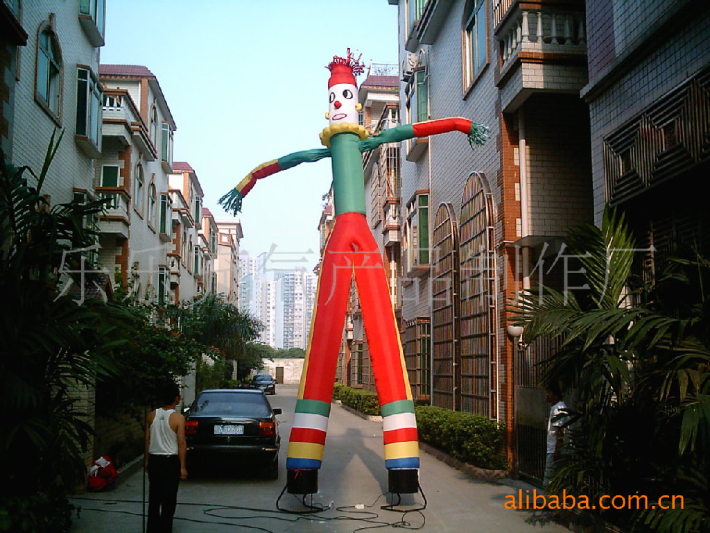 卡通指路標(biāo)志充氣舞星