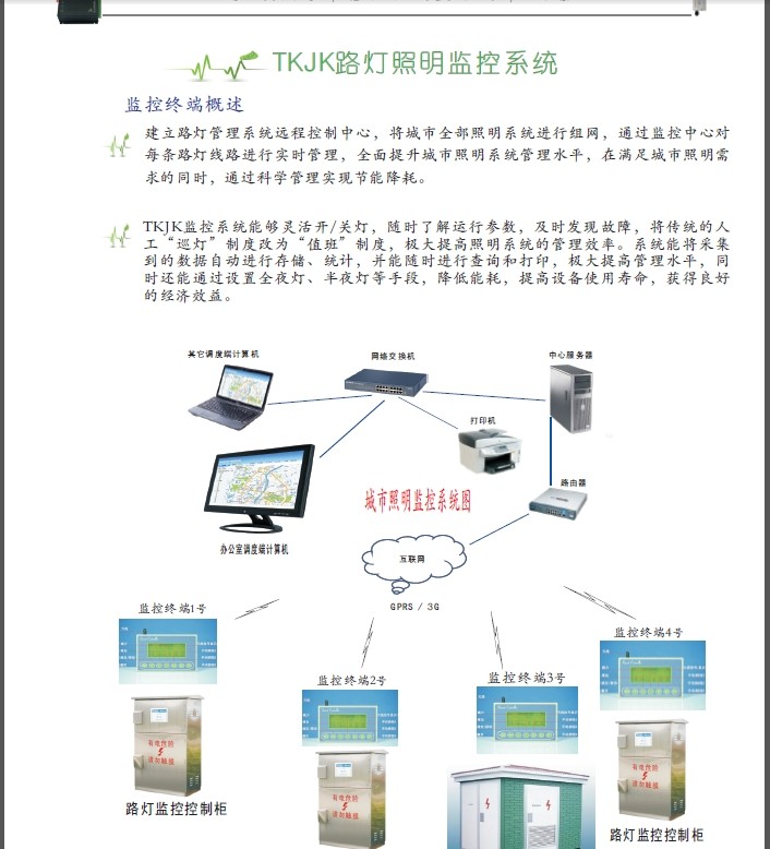 供應電纜防盜監控裝置 路燈監控終端 三遙監控系統原始圖片3