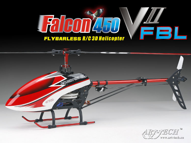 獵鷹450 無副翼 V2版遙控直升機模型