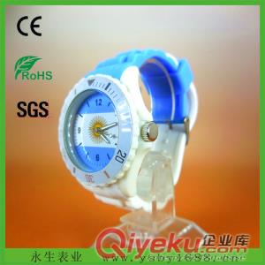 外貿(mào)爆款 超薄ICE硅膠手表 時(shí)尚學(xué)生表 超薄石英手表現(xiàn)貨原始圖片2
