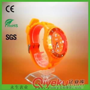爆款  ICE硅膠手表 時(shí)尚超薄禮品硅膠表 情侶石英手表 