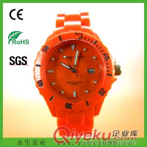 爆款女士手表 時尚菊花手表  鑲鉆ice手表 硅膠ICE手表 批發