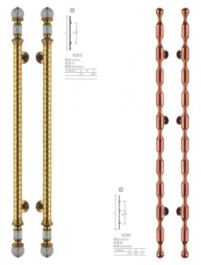 产品与服务 玻璃门拉手 夜总会豪华拉手 木门拉手