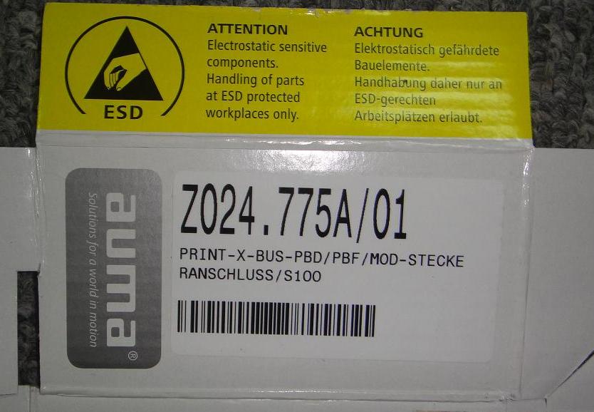 AUMA Z009.636B/02 總線模塊 