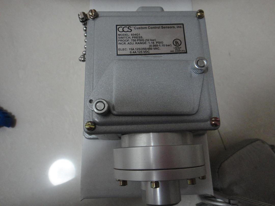 美國CCS壓力開關604G1
