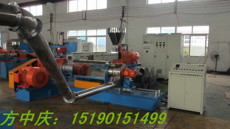 供應蘇州恭樂雙階CPE造粒機|CPE電纜料造粒機