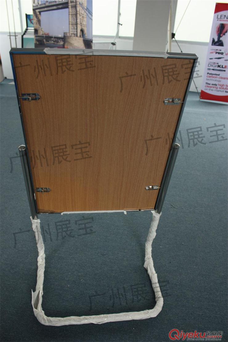 供應不銹鋼L型海報架 L型立牌 廣州展架原始圖片2
