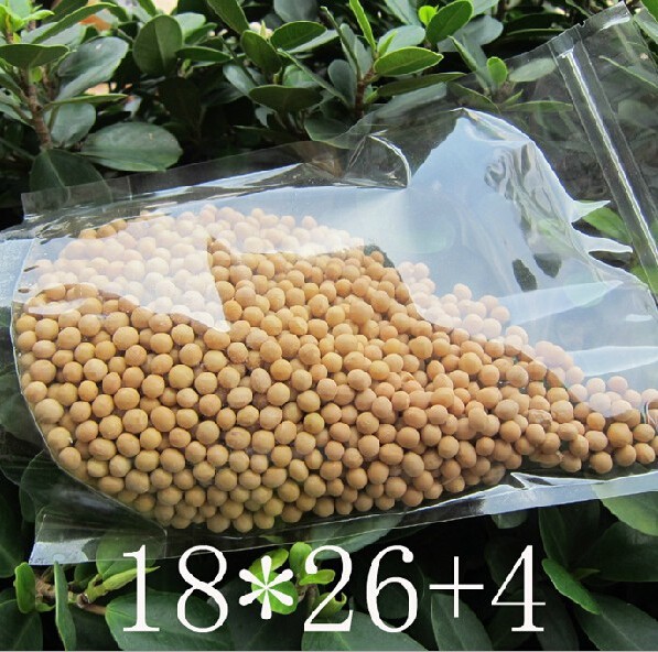 18*26+4cm透明自立拉骨袋 夾鏈袋 花草茶袋 干果袋 站立自封袋原始圖片2