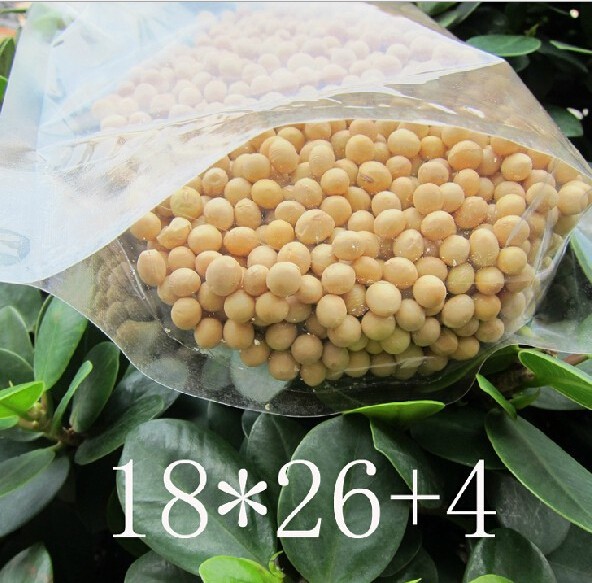 18*26+4cm透明自立拉骨袋 夾鏈袋 花草茶袋 干果袋 站立自封袋原始圖片3