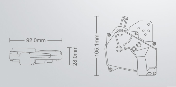 ths：OA850 吉利专用闭锁器