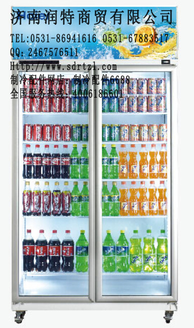 飲料柜 三開門飲料柜 立柜 冷藏柜 飲品柜 速凍柜 奶品柜 展示柜
