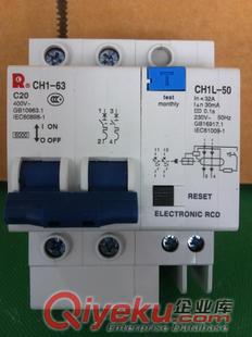 常熟CH1L-50/2P C16A小型漏電斷路器