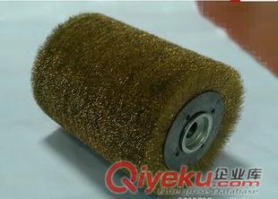 廠家供應(yīng)各種規(guī)格鋼鐵廠用彈簧拋光刷 氧化鋁絲彈簧刷輥