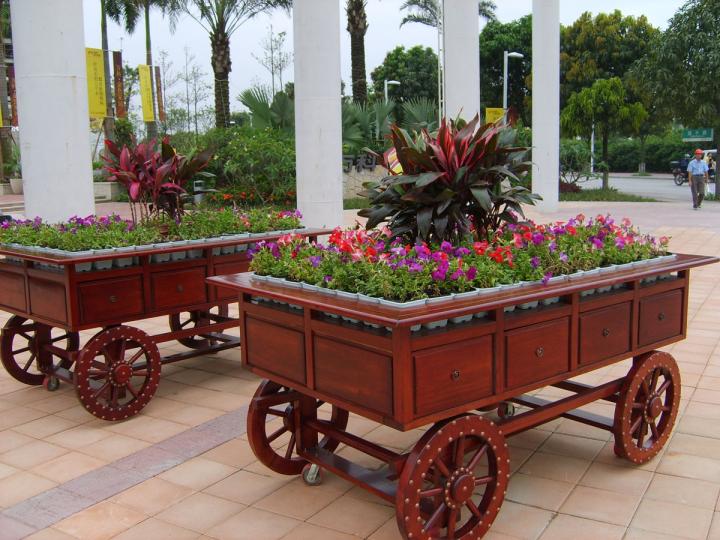 【道路花箱】戶外組合花盆＆公園花盆生產廠家