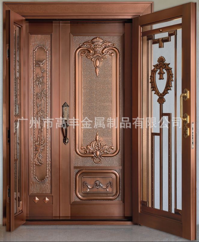 純銅門廠，廣州銅門廠家,廣東純銅門,番禺銅門原始圖片2