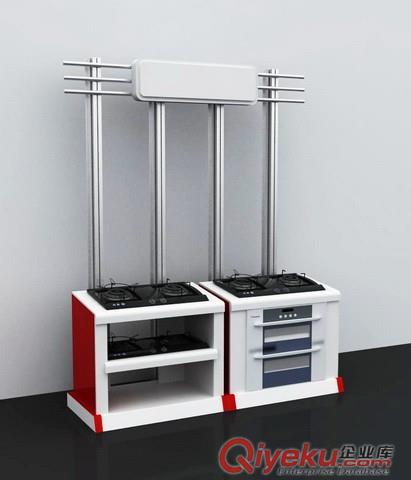 供應批發煙機展架家電中島柜廚衛展示柜原始圖片2