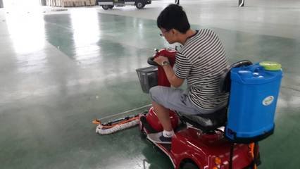 高密誰家生產綠色金剛砂地坪材料質量好