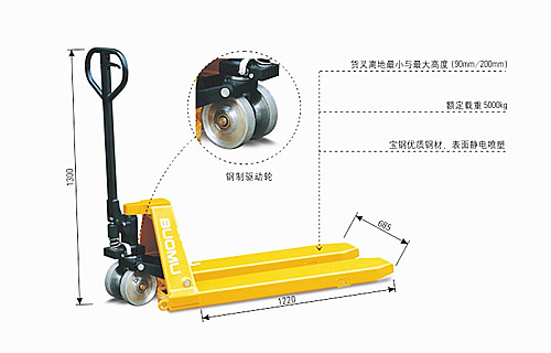 手動液壓搬運車CBY 現代物流搬運車 托盤搬運車 