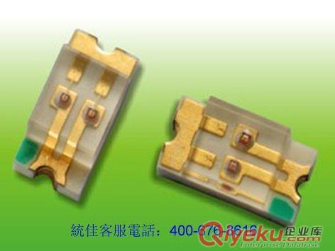供應(yīng)統(tǒng)佳貼片led燈珠1206紅藍雙色原始圖片3