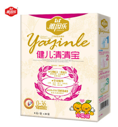 雅因樂嬰幼兒 草本精華清清寶健兒寶寶0-36個(gè)月160g