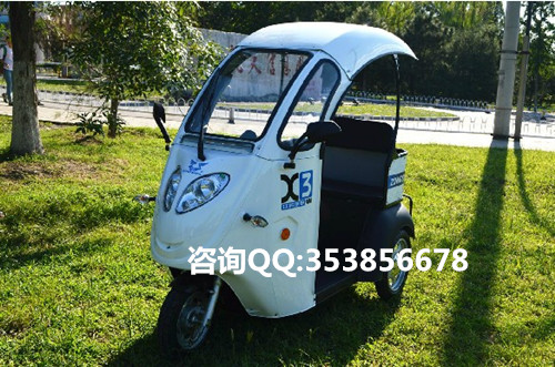 宗申三輪車 X3福星半封閉三輪電動車 老年人代步車