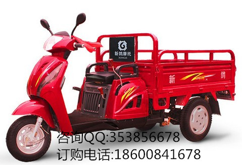 新鴿三輪摩托車 祥龍二代XG110ZK 正三輪摩托車 老年人三輪車