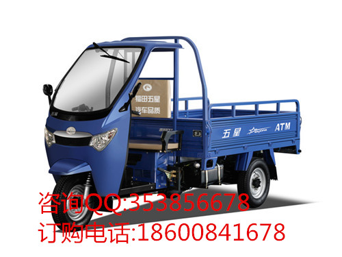 福田五星三輪摩托車 175ZH-10(JA) 單缸全封閉貨運三輪摩托車 農(nóng)用三輪摩托車 拉煤球三輪車