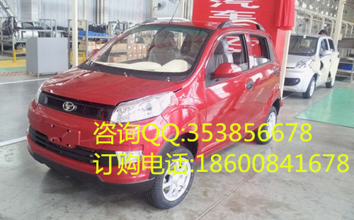 時風電動汽車 D101(GD04C) 電動轎車 前驅四輪鋼殼帶空調轎車 老年人代步車