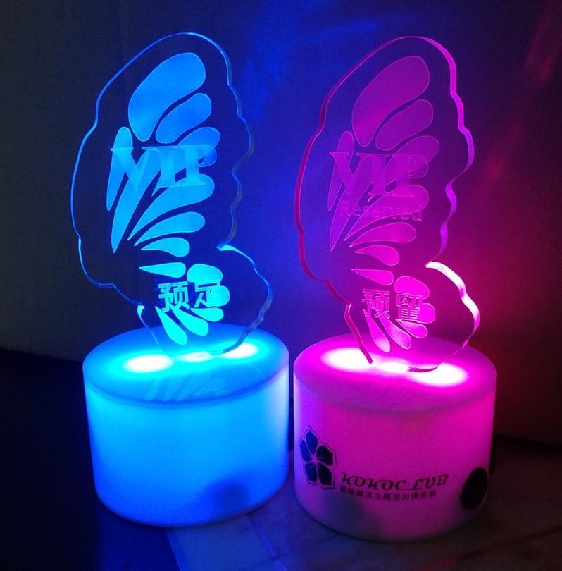 小A4 發光酒水單 菜單 酒水牌 充電臺燈 展示燈 吧臺燈 燈箱 菜譜原始圖片2